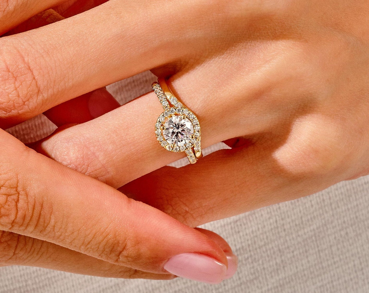 ensemble bague yasmine rond