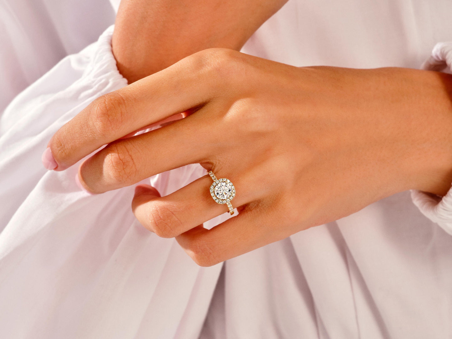 Ensemble bague yasmine coussin