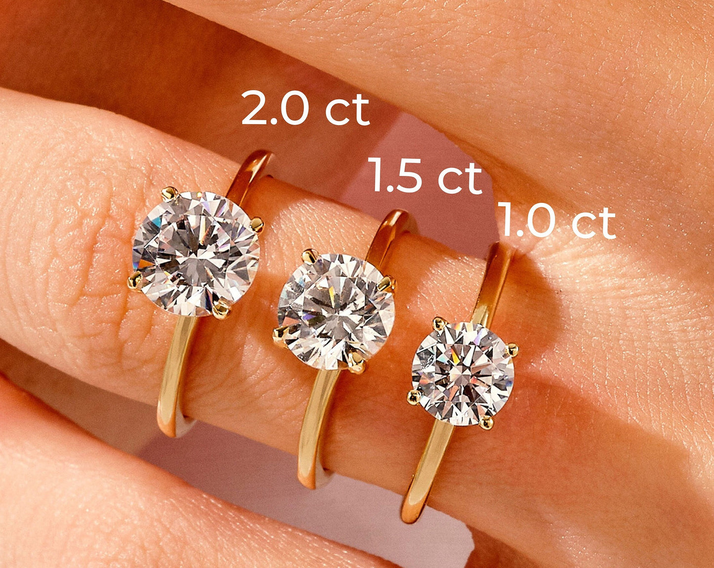 Bague de fiançailles Sophia Rond