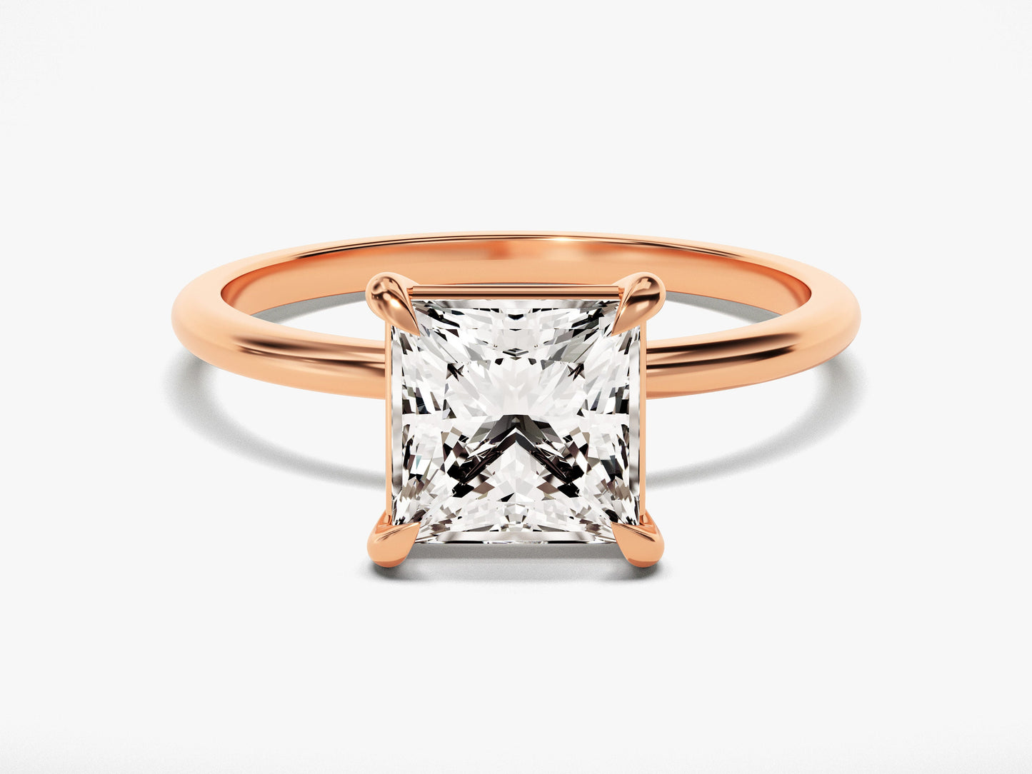 Bague de fiancaille Sophia carré