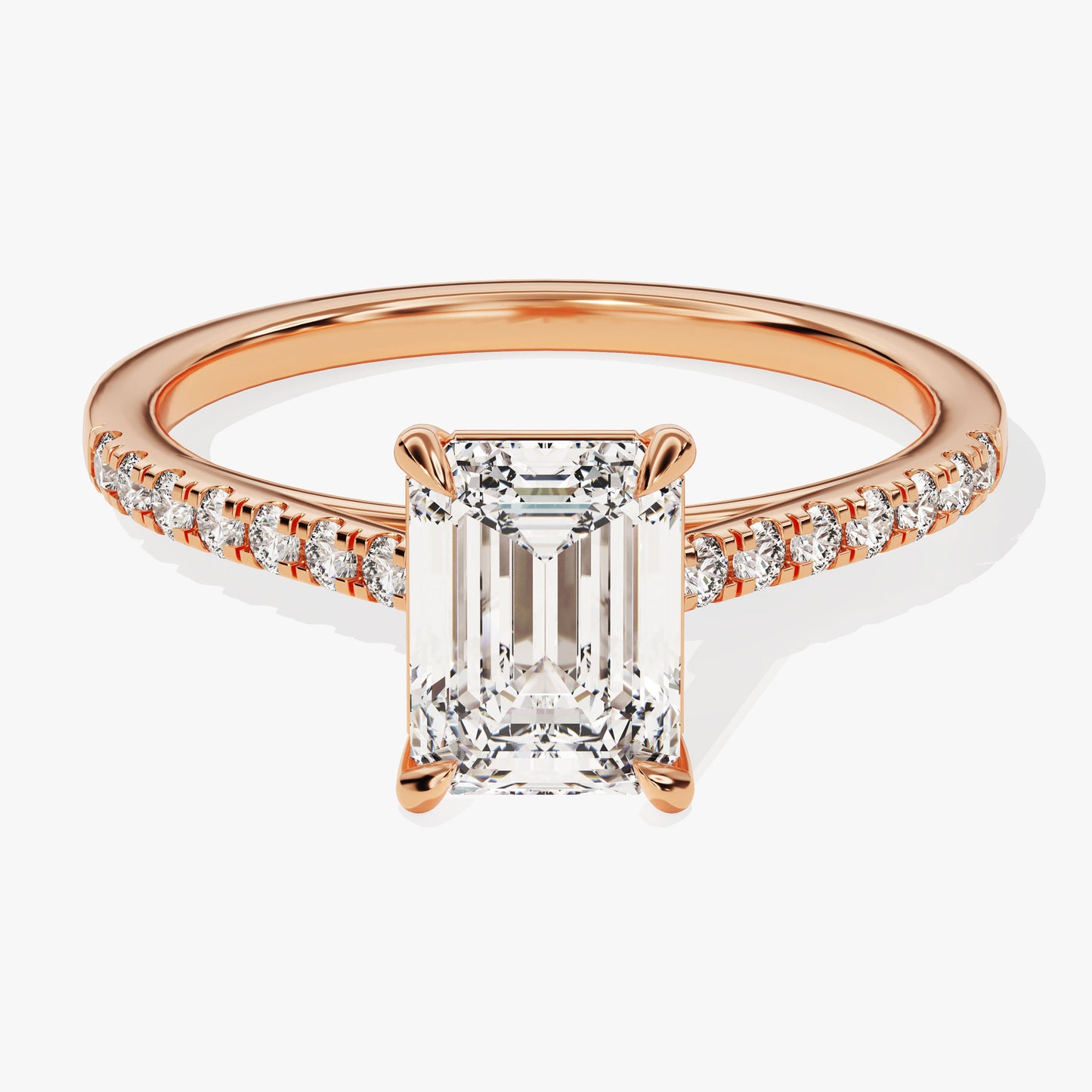 Bague de Fiançailles Lina emeraude